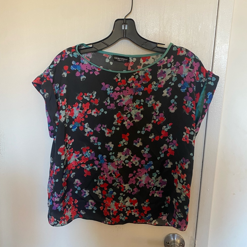 NWT Emporio Armani Silk Shirt
